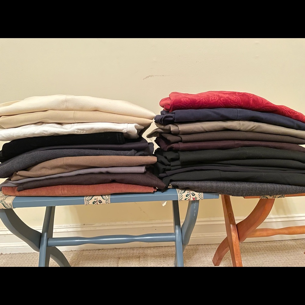 20 pairs of 14 Petite pants. Some NWT. Most Talbots brand.